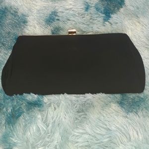 Vintage Clutch Purse, Black